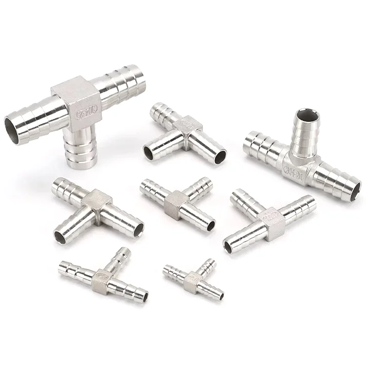 SS304 Hose Barb Y Barbed Fitting Stainless Steel 3 Way Adapter Y Shaped Union Home Brew6mm 8mm10mm 12mm 14mm 13mm 15mm 16mm 25mm