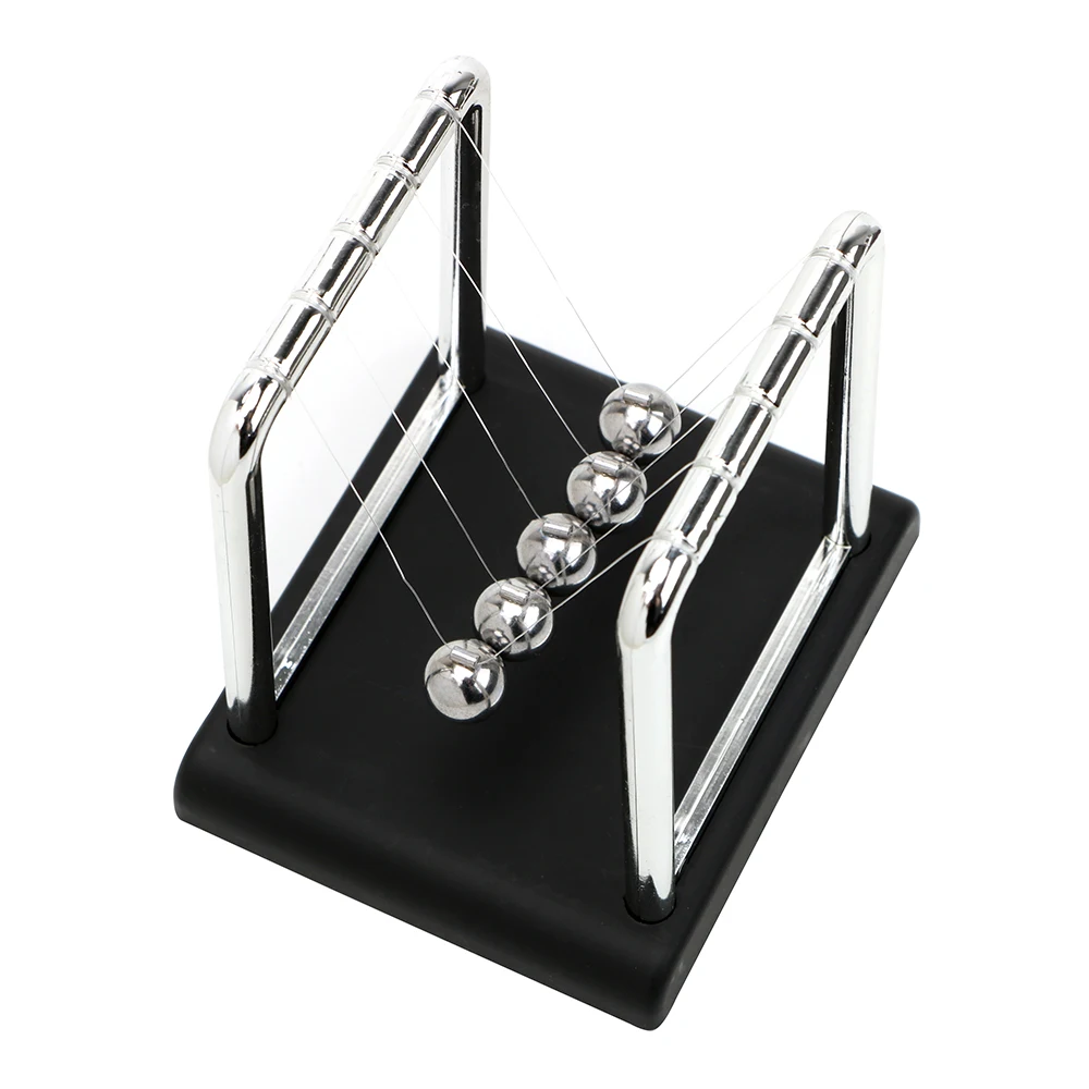 Péndulo de Metal de la ciencia física de la bola de Newton Cradle, Bola de equilibrio de acero, decoración de mesa de escritorio