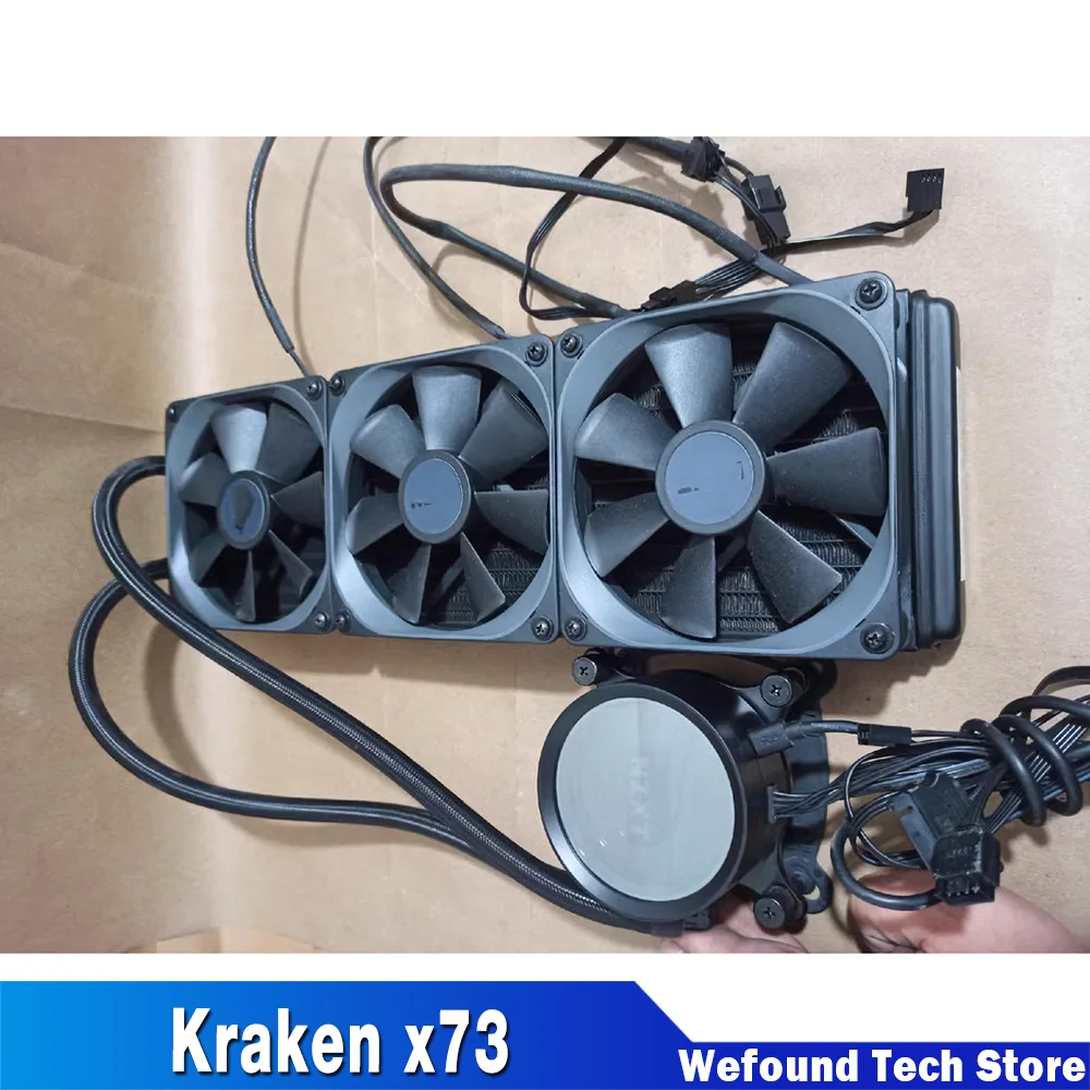 For NZXT KRAKEN x' 73 360 Desktop CPU Water-cooled Radiator LCD Digital Display Head Kraken x73