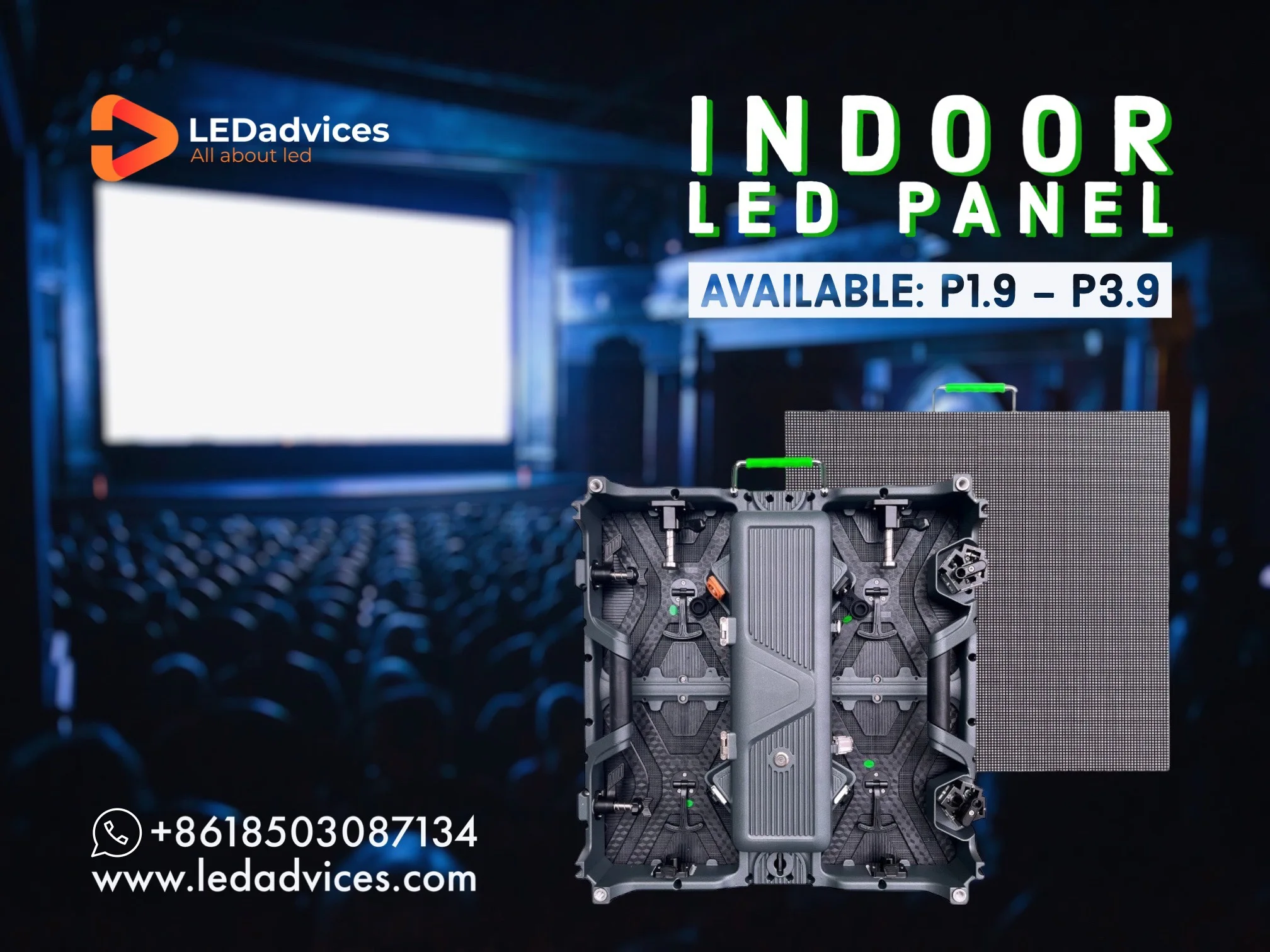 RT Series 500*500mm Indoor LED Screen Video Wall Digital Display 3840Hz Rental Event Product Launch Conference P2.6 P2.9 P3.91