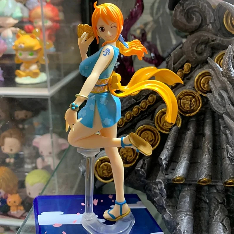 

Оригинальная фигурка Bandai Figuarts Zero: Нами из Вано, One Piece, аниме, ПВХ, модель, украшение, подарки для мальчиков, игрушки