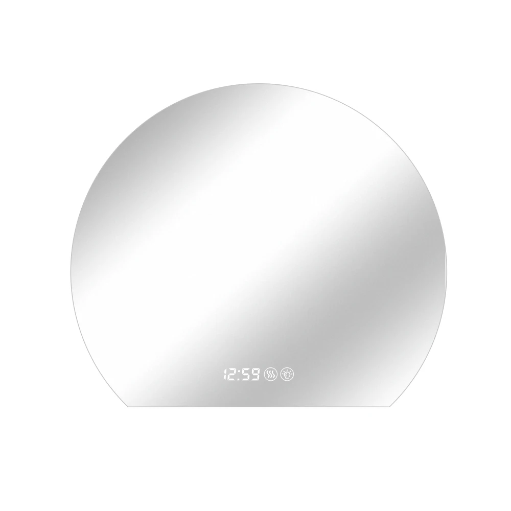 80cm LED Runder Badezimmerspiegel Beschlagfrei 3 Farben Dimmbar Wandmontage Intelligenter Schminkspiegel für Zuhause