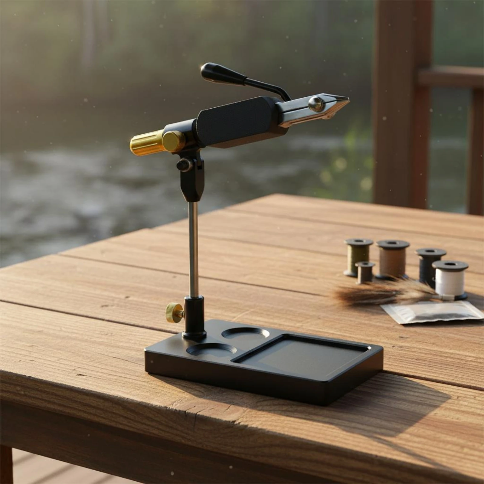 Rotary Fly Tying Vise Heavy Du - Fishing Line Winder 评论和价格