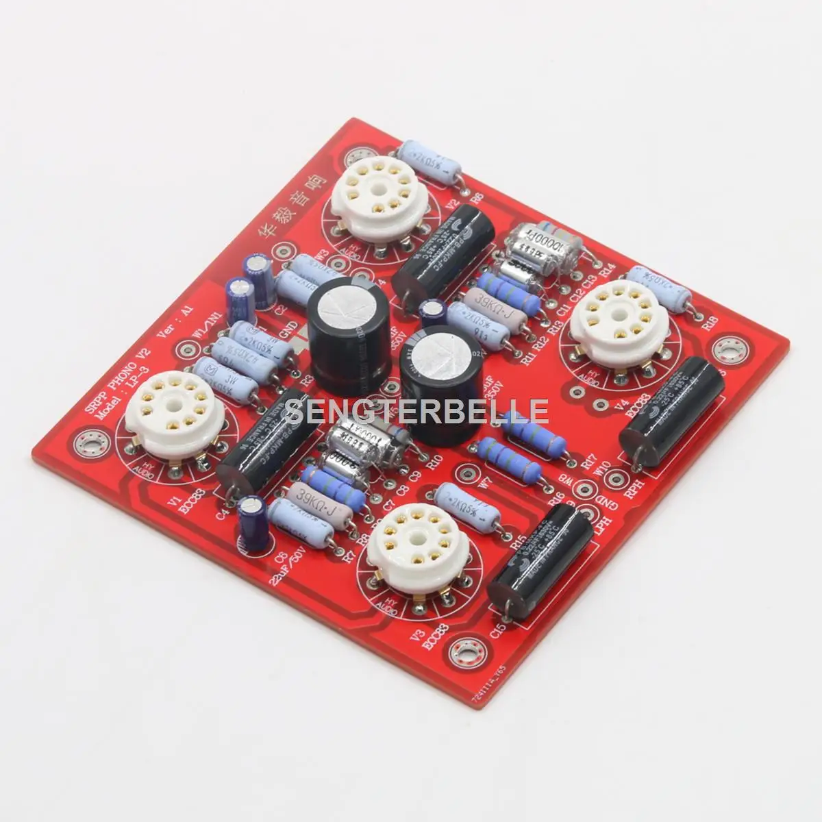 HiFi A-N ECC83 /12AX7 Phono Board Kit  Stereo SRPP MM Phono Amplifier Board