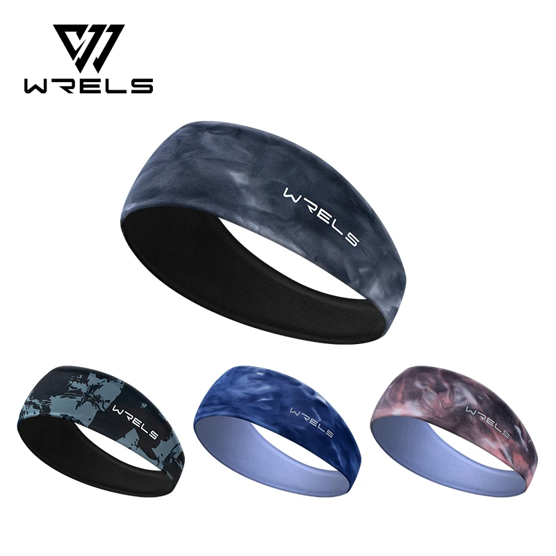 WRELS Sommer-Sport-Stirnband Atmungsaktives Fitness-Schweißband Feuchtigkeitsableitendes Basketball-Lauf-Tennis-Elastisches Antitranspirant-Band