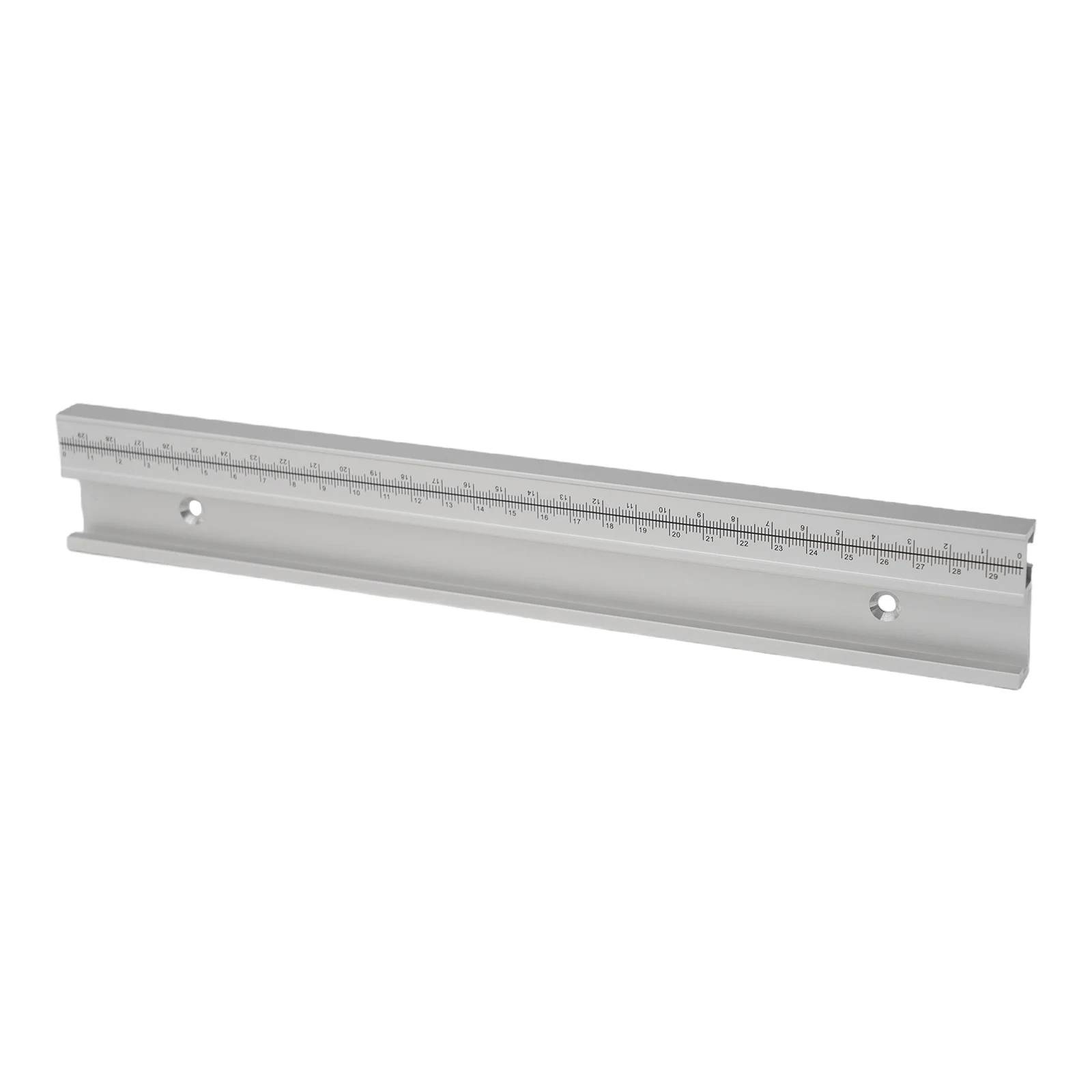 45 Degree Aluminum T Slot Miter Track with Integrated Scale Markings Compatible with Router Tables and Table Saws