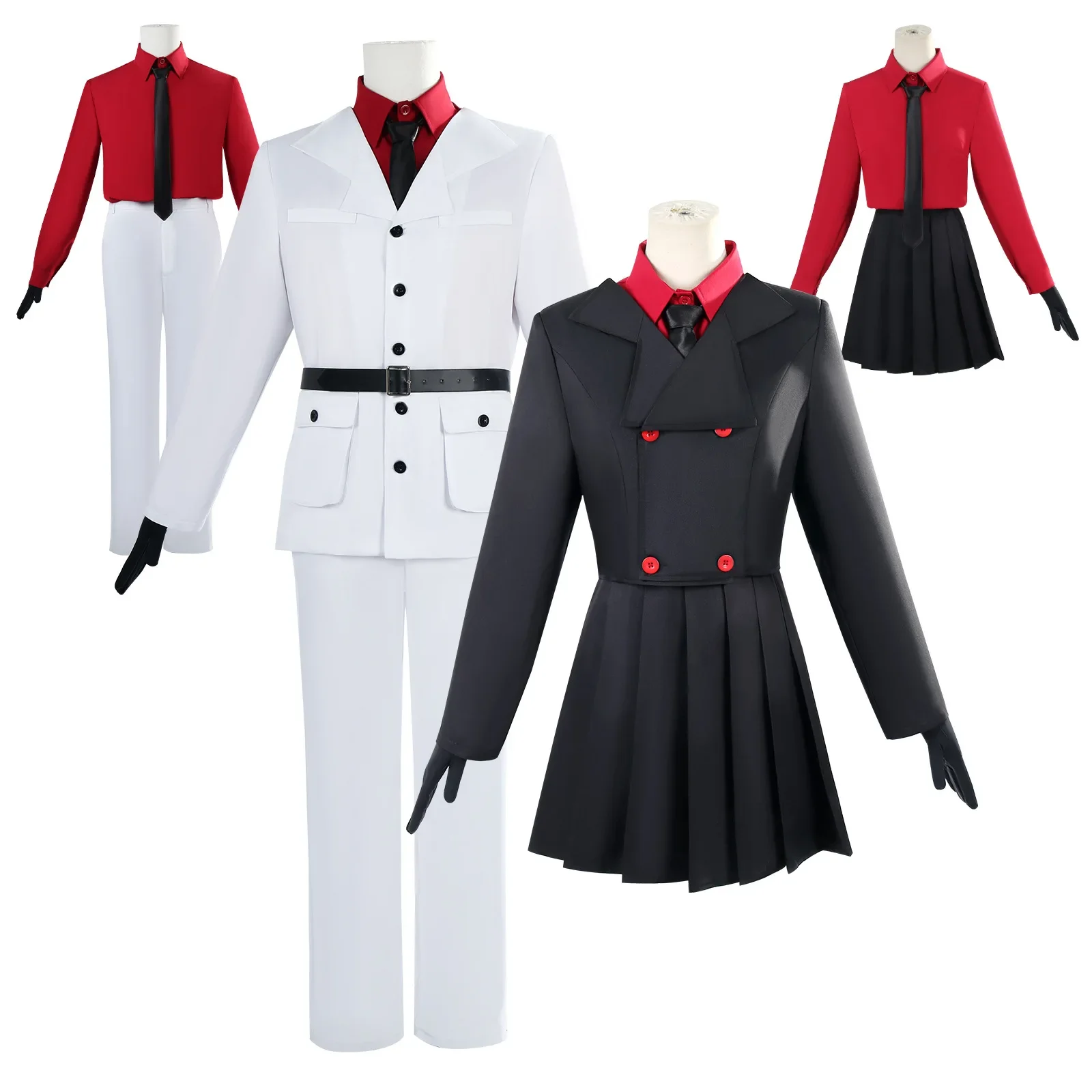 

The First Seven Days After Death Ghost Story Cosplay Li Yuting And Li Yuting In Black And White Suits Black And White Guardians