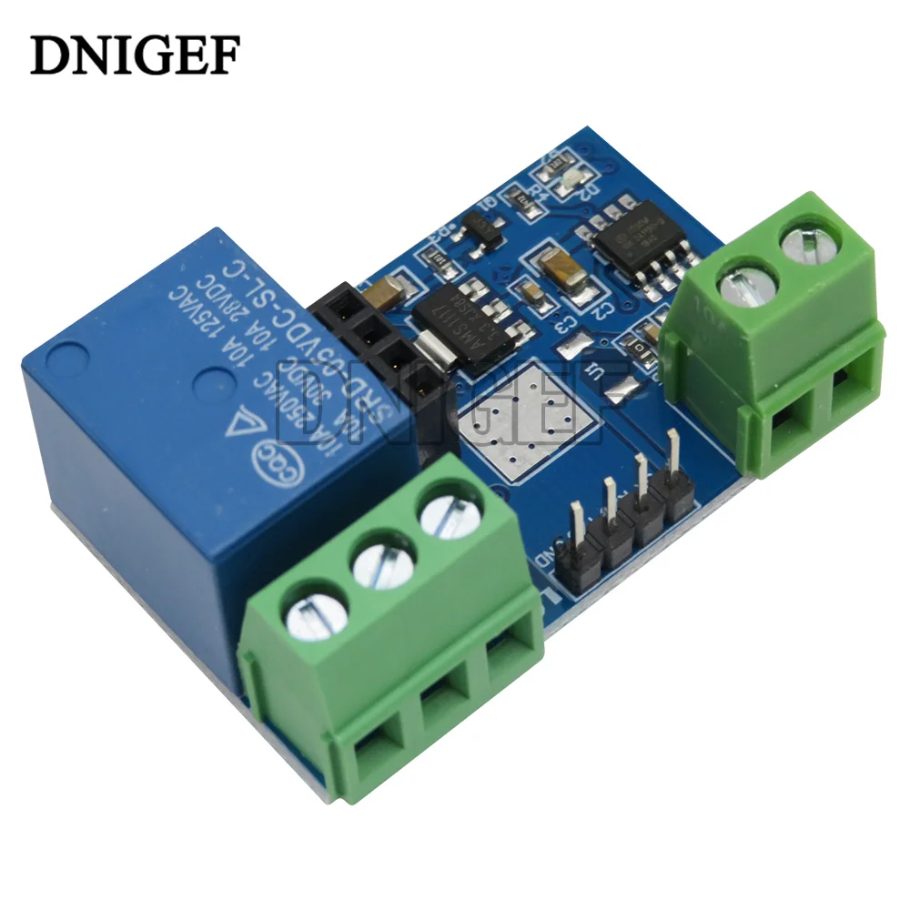 DNIGEF 1 pièces vert ESP8266 10A 220V Module de relais réseau entrée WIFI DC 7V ~ 30V Modules Module de commutation de relais Wifi sans fil