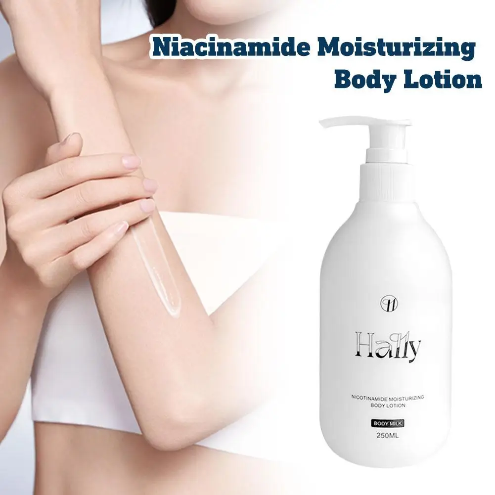 250 ml zur Entfernung dunkler Flecken, ultra-feuchtigkeitsspendende Körpercreme, Nicotinamid, aufhellende Körperlotion, nährende, feuchtigkeitsspendende Hautlotion