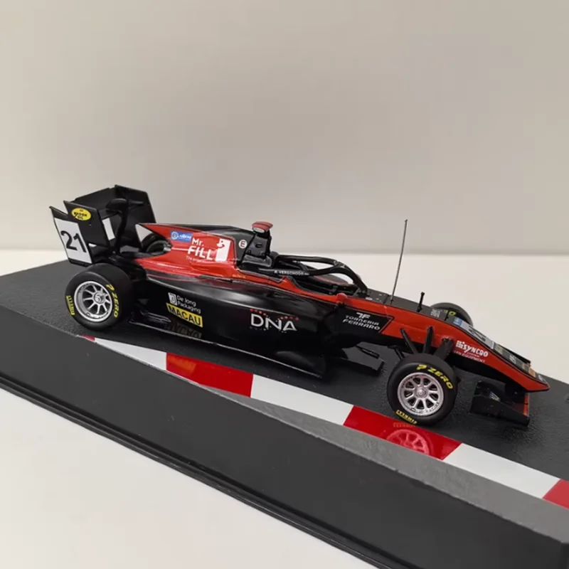 IXO 1/43 Scale DALLARA F3 2019 #21 Alloy Simulation Car Model Static Collection Decorated Holiday Gifts Toys Souvenir Gift