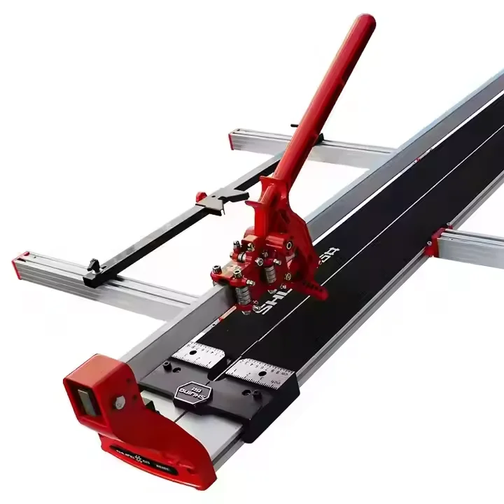 Single-Rail Manual Tile Cutter 800mm Shijing 3721 Green Laser Tile Pusher and Scriber for Cutting Floor and Wall Tiles.