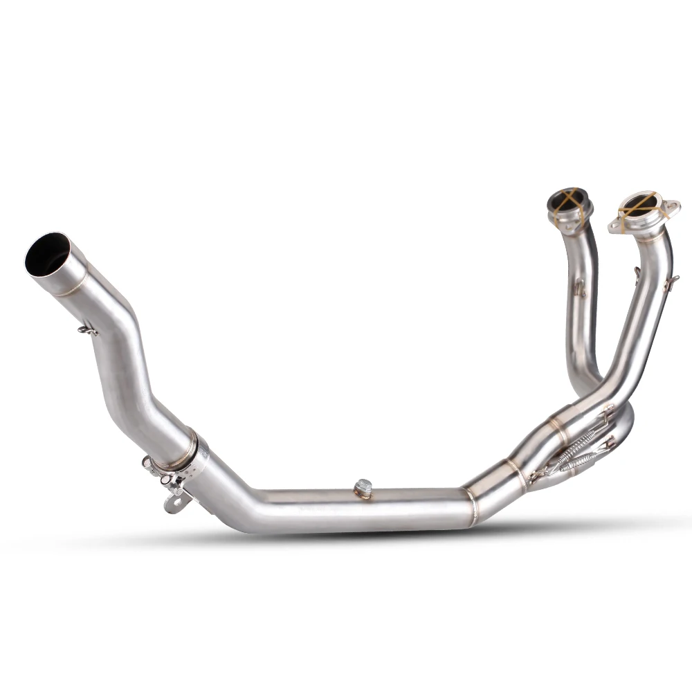 For Honda CRF1000L AFRICA TWIN CRF1000 Slip-on Motorcycle Exhaust Stainless Front Link Pipe 51mm Escape Dirt Moto System Modify