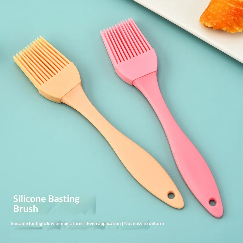 Kitchen food grade silicone oil brush Split type barbecue brush Household baking tool High temperature frying pan brush