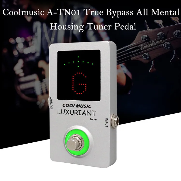 COOLMUSIC A-TN01 Digital Tuner Guitar Pedal World Musical Instrument Korea 9V DC Guitar Tuner