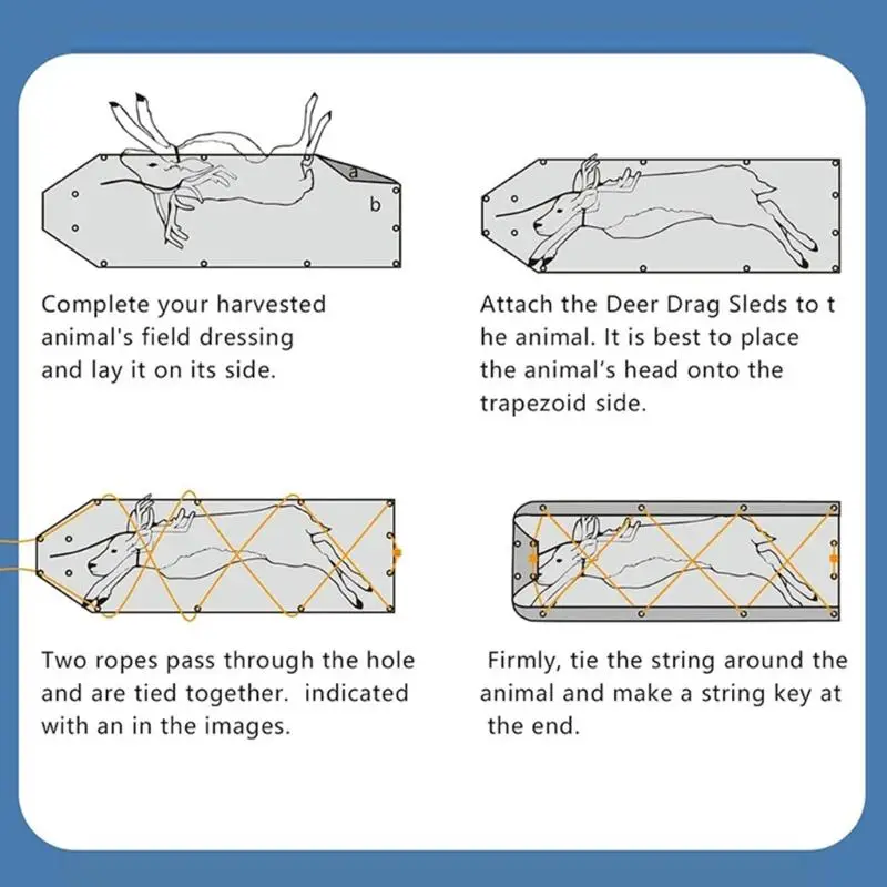 متعددة الأغراض في الهواء الطلق مزلقة سميكة تسلق الثلج تسلق الثلج لصيد التخييم ونقل الحطب K1YF