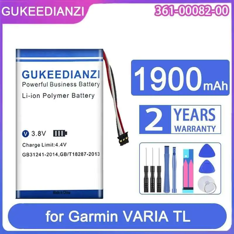 

1900 мАч велосипедный радар задний фонарь аккумулятор для Garmin Varia TL Safe 361-00082-00