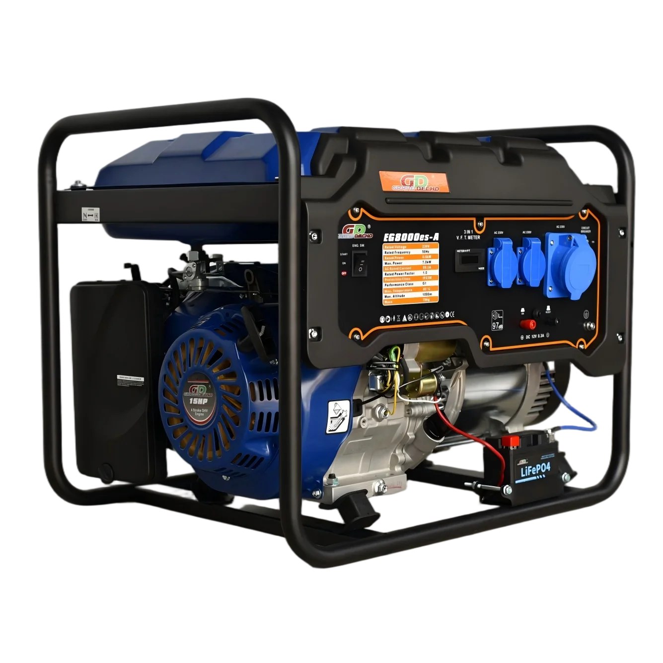 EG8000ES-A 4-Stroke  Generator Start Stable Power Supply