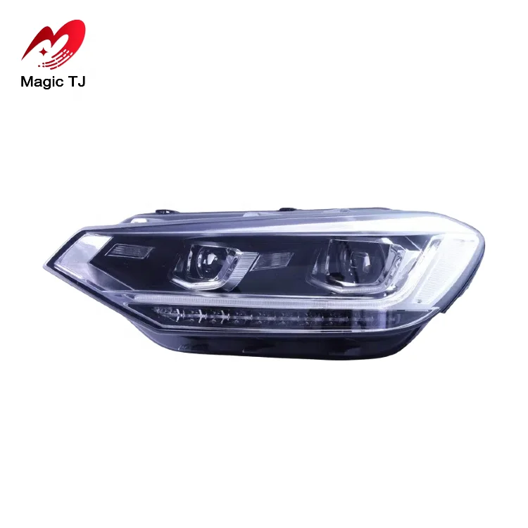 2016-2019 جديد توران LED مجموعة مصابيح أمامية 6000 كيلو لون زينون DRL النهار تشغيل ضوء بدوره إشارة غاسل تعديل #6