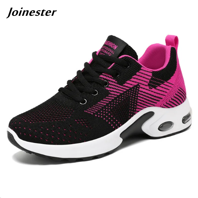 

Women's Breathable Mesh Lace-up Sneaker Spring Comfort Walking Running Shoe Color Block Lightweight Casual Sneakers for Girls
