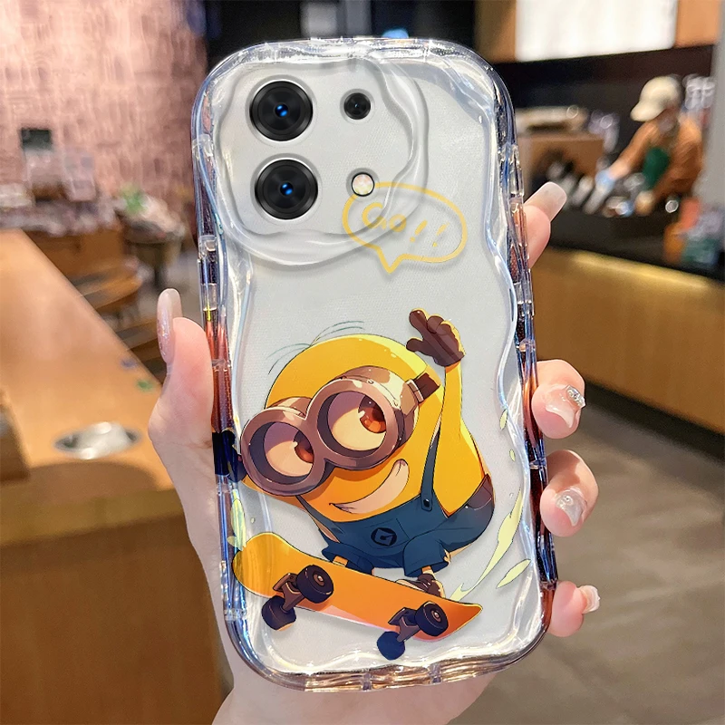 M-Minions Wave Case for Xiaomi Redmi Note 13 12 11 Pro Plus 4G 5G 13C 12C Turbo 12S 11S 10 9 11A 9C Soft Silicone Back Cover