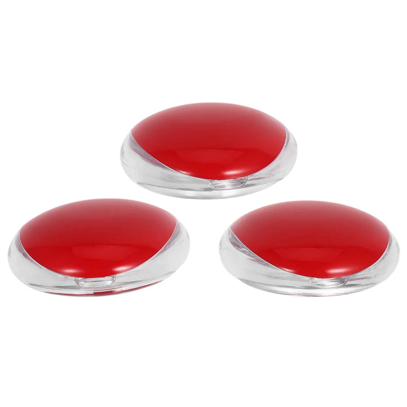 

3Pcs Storage Box Mirror Included Small Makeup Case for Eyelashes Pressed Powder Blush Portable Organizer Travel