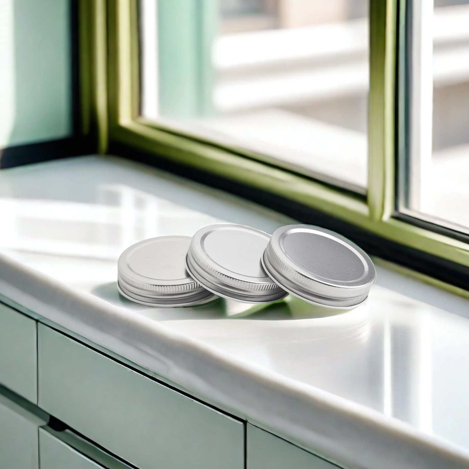 12PCS Metal Can Lids for Ball Jars Reusable Tin Canning Lid Set Compatible with Standard Mouth 2 75 Inch Jars to Keep Food Fresh