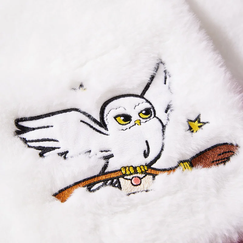 MINISO Harry Potter Hedwig pluche sjaal herfst en winter zacht en comfortabel