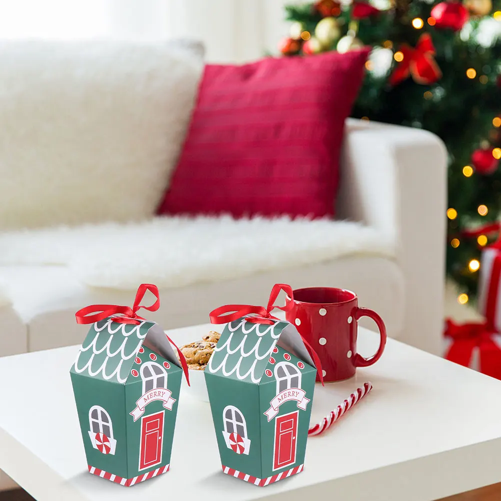 

20Pcs Xmas Candy Box Chic Design Long-Lasting Use for Holiday Treats Gifts Candy Box Chocolate Case Xmas Gift Holder