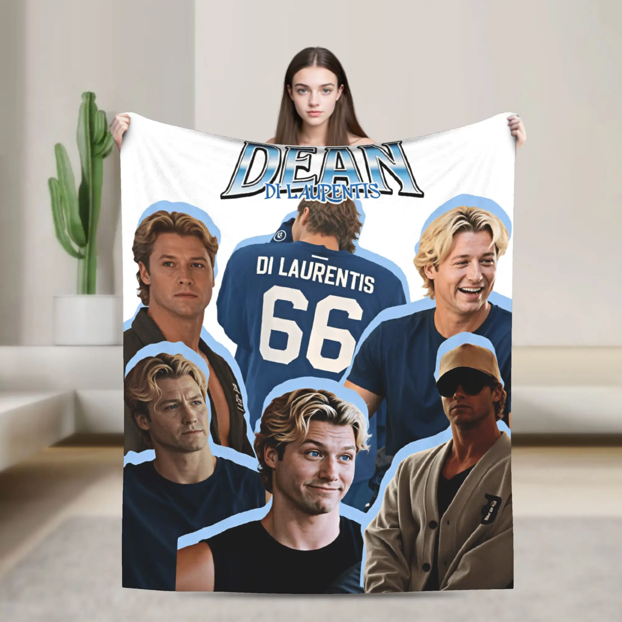 Dean Di Laurentis 66 Hot TV Blankets Adults  Flannel Bedding Throws For Living Room Warm Custom Quality Bedspread Gift Idea