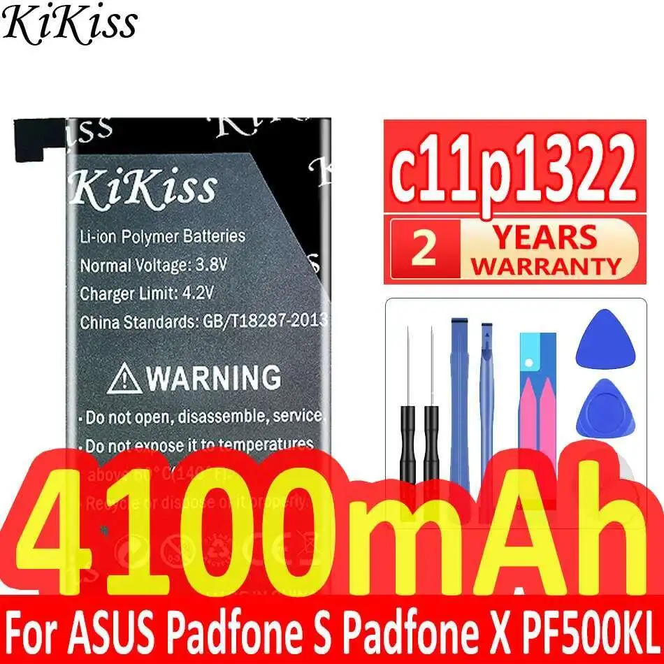

Tablet Battery For Asus Padfone S X T00D PF500KL T00N Long-Lasting Performance Reliable Power Supply C11p1322 4100Mah