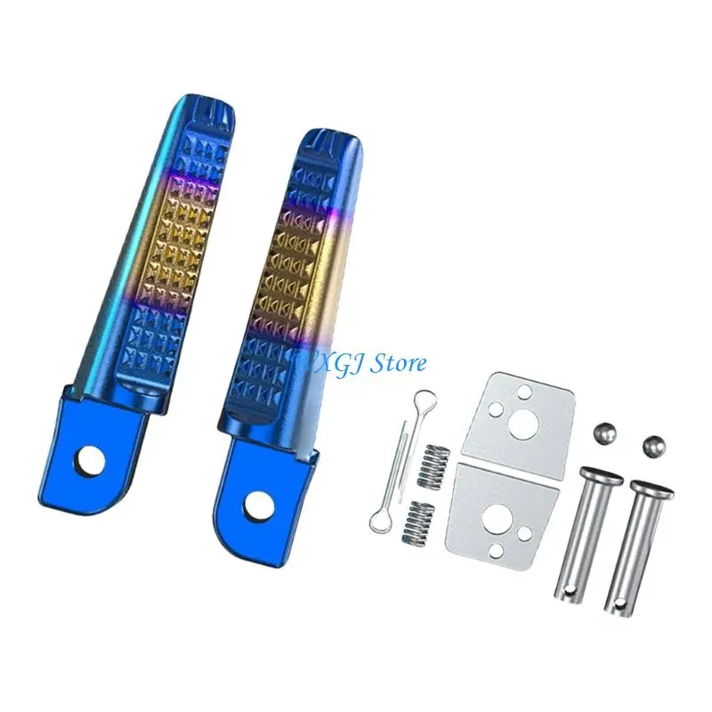 

37JE 1 Pair Footpeg Support for 150 CB190R Left and Right Foot Pegs Foot Rest