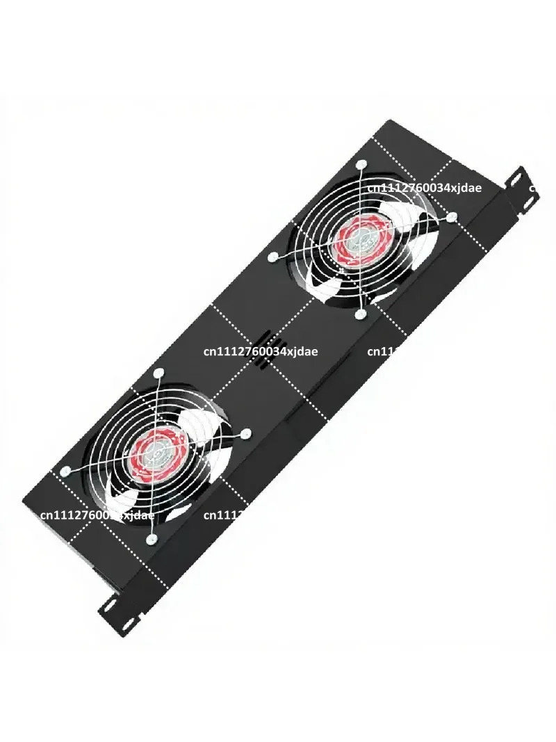1U Rack Cooling Fan Unit for Power Amplifier Switch Cabinet Ventilation Module with Intelligent Temperature Control