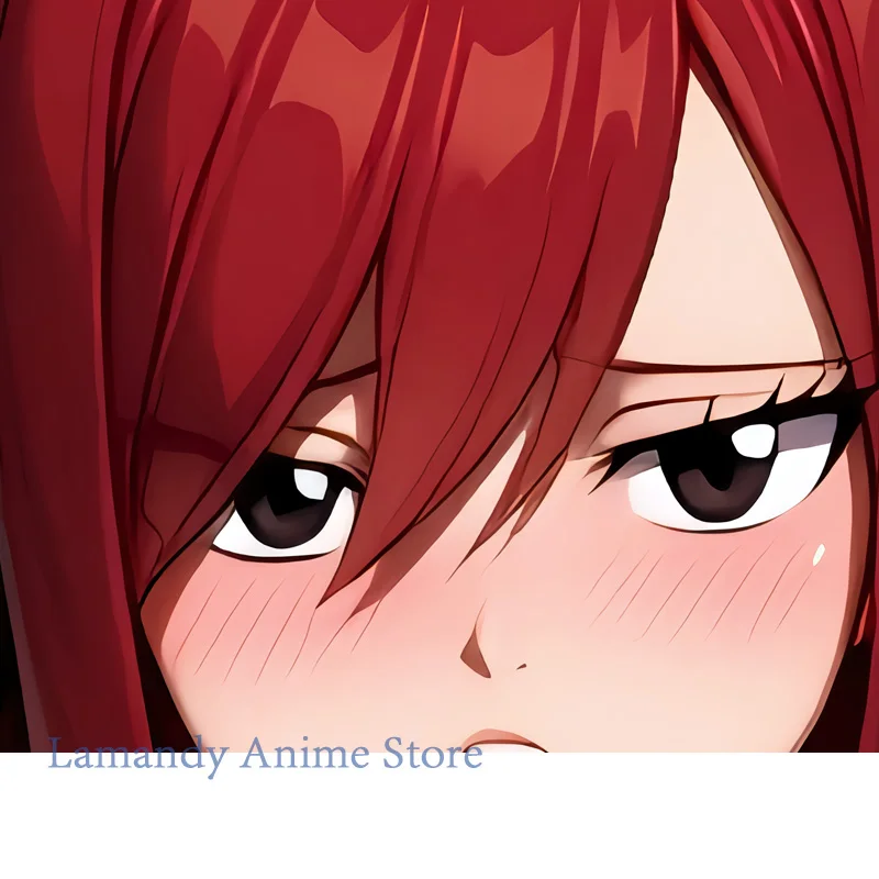 Dakimakura Anime Erza Scarlet Double-Sided Print Pillowcase Life-Size Body Pillow Cover