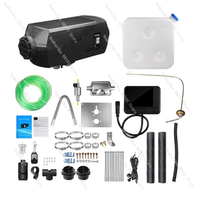 5KW 12V 24V Split Diesel Air Heater, Parking Heater for Car Truck RV Trailer Boat with LCD Remote Control