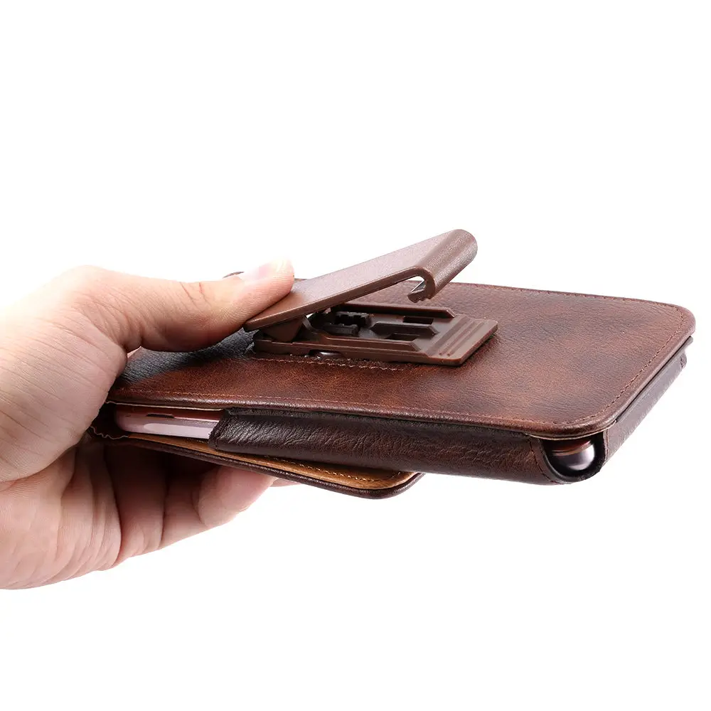 Leather Phone Pouch for iphone 14 Plus 13 12 11 Pro Max Xs XR 6S 7 8 Plus SE 2022 Belt Clip Cover Holster Mobile Phone Waist Bag