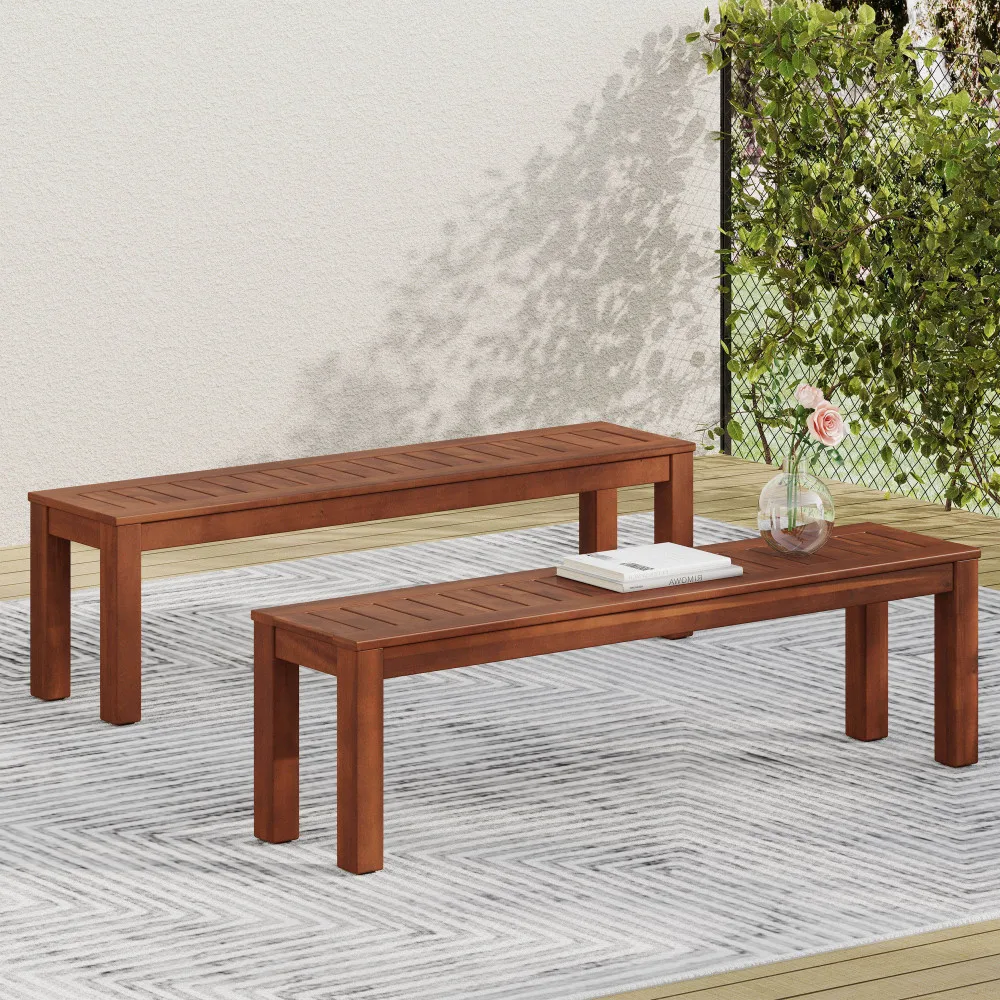 

MANILA 61.75'' BENCH( SET OF 2 ) outdoor furniture tumbona exterior patio furniture outdoor bench balcony furniture