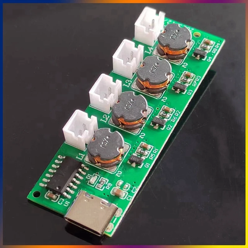 Four-Spray Humidifier Module DIY Atomizer Control Board Driver Circuit Board 1 To 4 Plant Watering Large Fog Volume