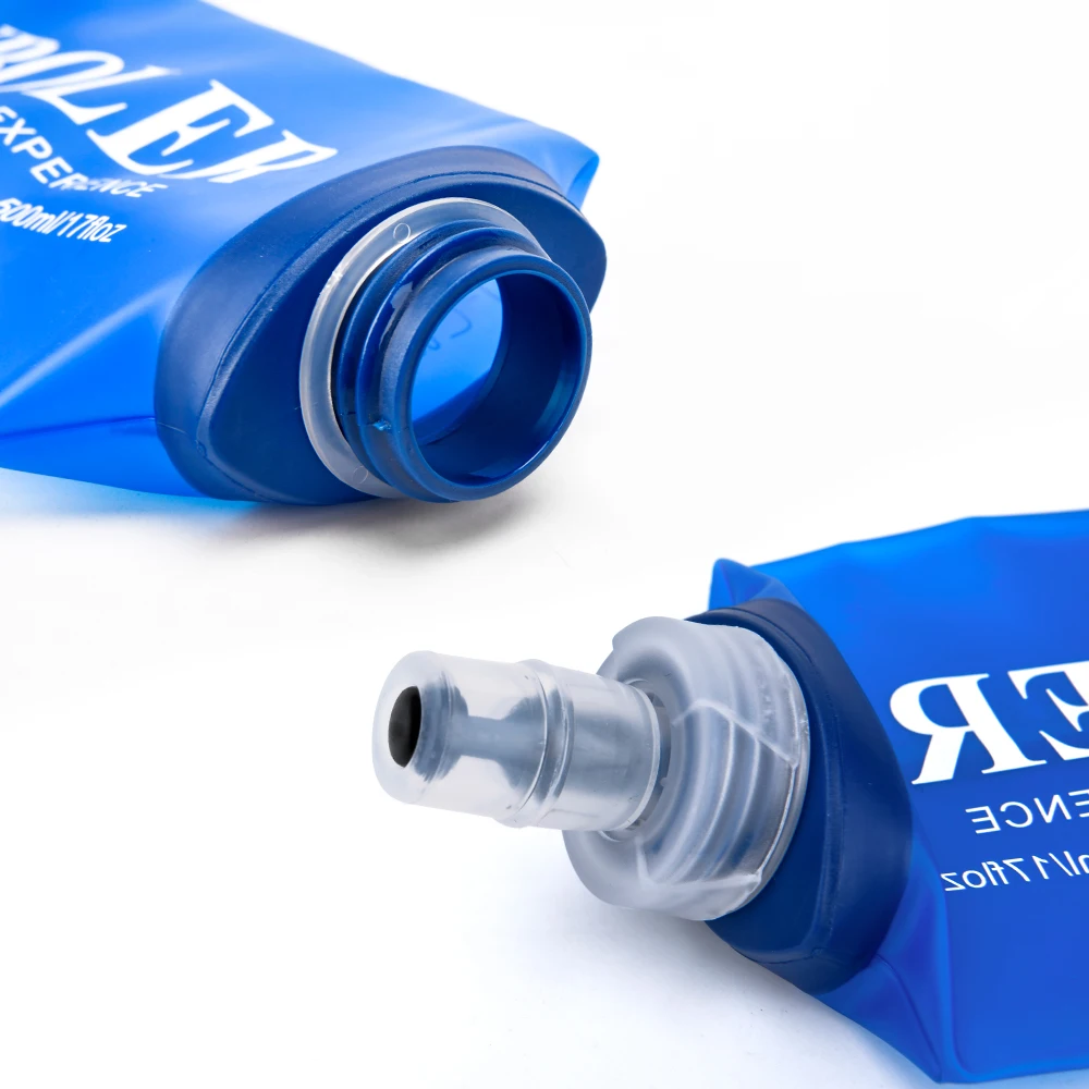 750 ml Wasserflasche, TPU, faltbar, weiche Flasche, Sport-Wasserflasche, Wasserbeutel, faltbare Wasserflasche, Laufen, Camping, Wandern – Detail 13