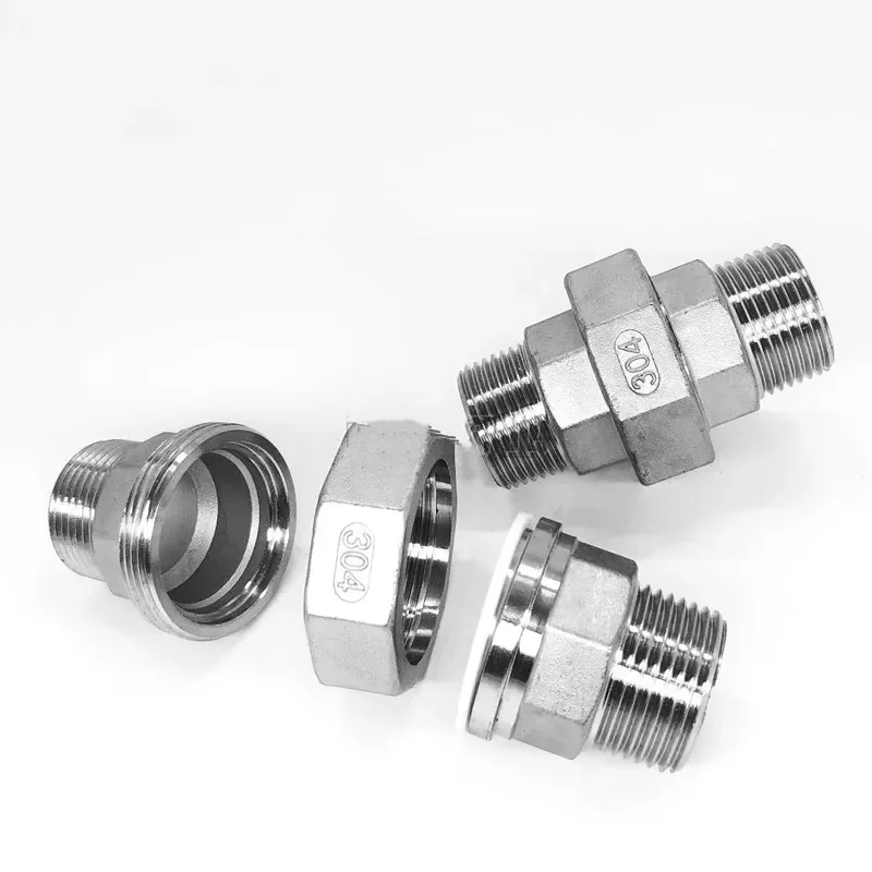 

1/4 "3/8" 1/2 "1"-1/4 "1-1/2" 2 "BSPT Male thread Union Stainless Steel SS304 Cast pipa Fitting kelas 150