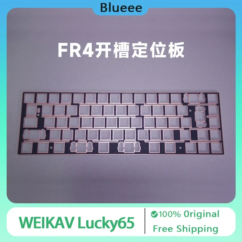 WEIKAV Lucky65 68 Layouts Slotted Positioning Plate Customized Keyboard Mechanical Keyboard Pc Gamer Accessories Office Gifts