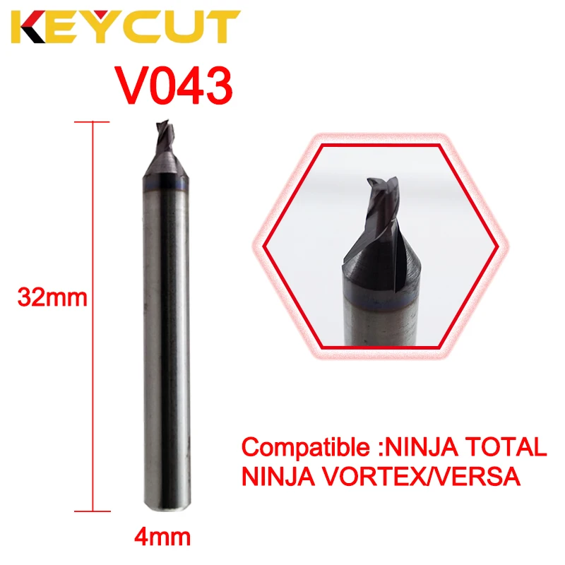 

Keyline 1.6mm V043 Milling Cutter Fits KEYLINE Versa / Ninja / Vortex Key Cutting Machine Aftermarket Locksmith Tools