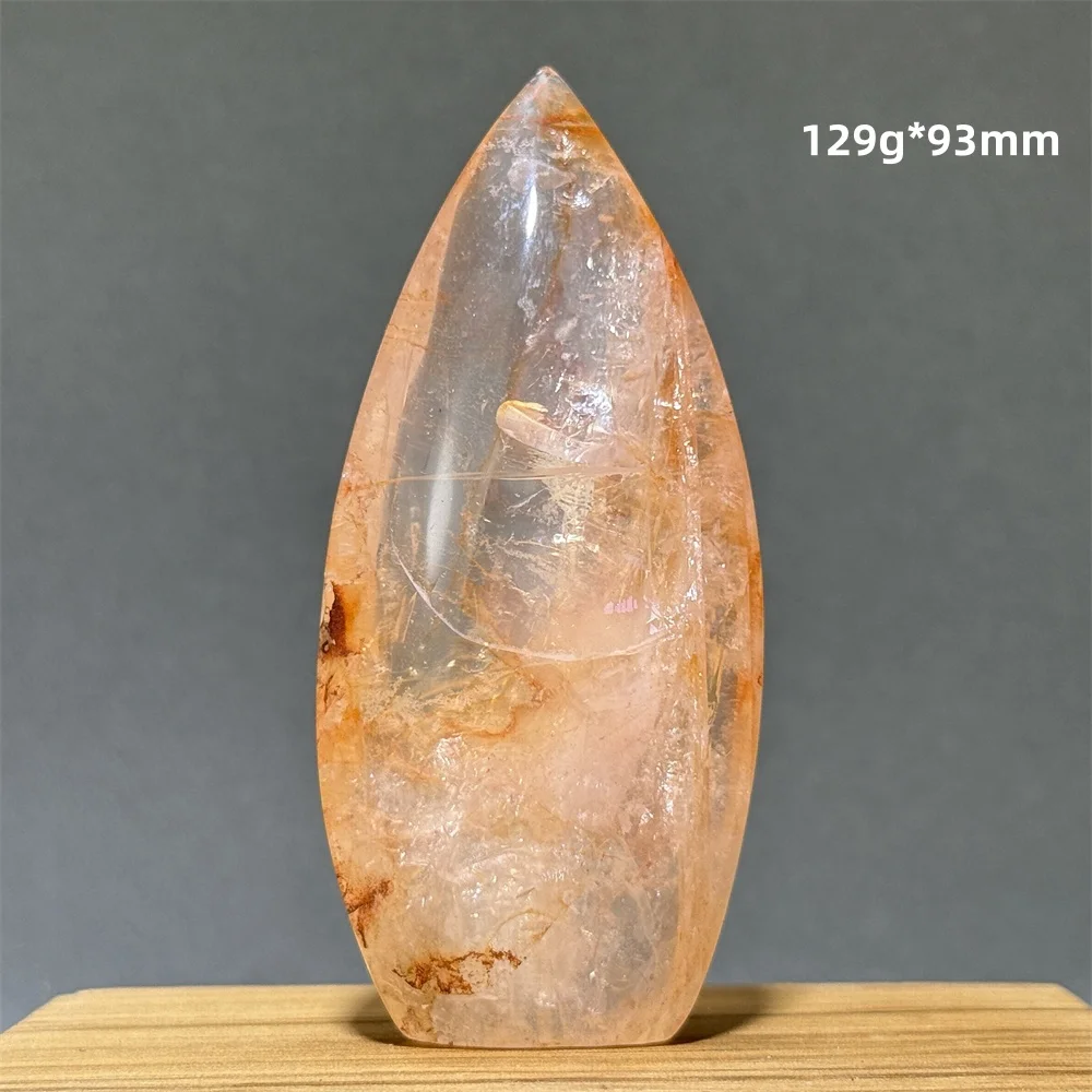 Red Glue Flower Crystal Free Form Torch Natural Mineral Quartz Therapy Spiritual Meditation Home Feng Shui Fashion Decoration