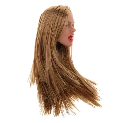 SDH030 1/6 Skönhetsflicka Huvudskulptur Carving Modell Passar 12'' TBLeague PH Blek Hud Actionfigur Kroppsdockor 10 best sales 1 6 kvinnligt huvudskulptur - №5