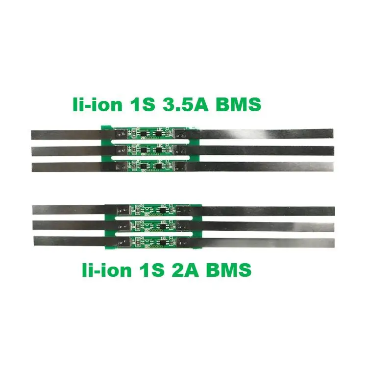 1S 18650 21700 BMS 1.5A 2A 3A 3.5A 5A تهمة التفريغ حماية المجلس 3.7 فولت ليثيوم أيون يبو بطارية شحن لوحات 10 قطعة/الوحدة
