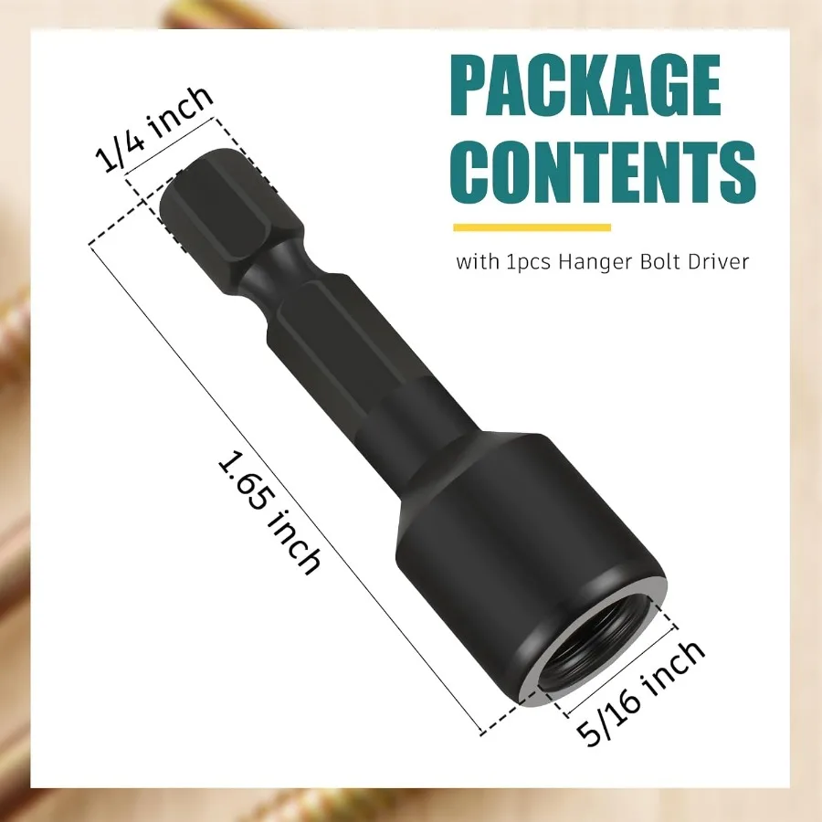 20 حزمة 5 1618x3 Ih شماعات البراغي مزدوجة ed البراغي مع سائق الذاتي التنصت المسمار الخيوط قضيب مسامير للأثاث مزدوج ed f #3