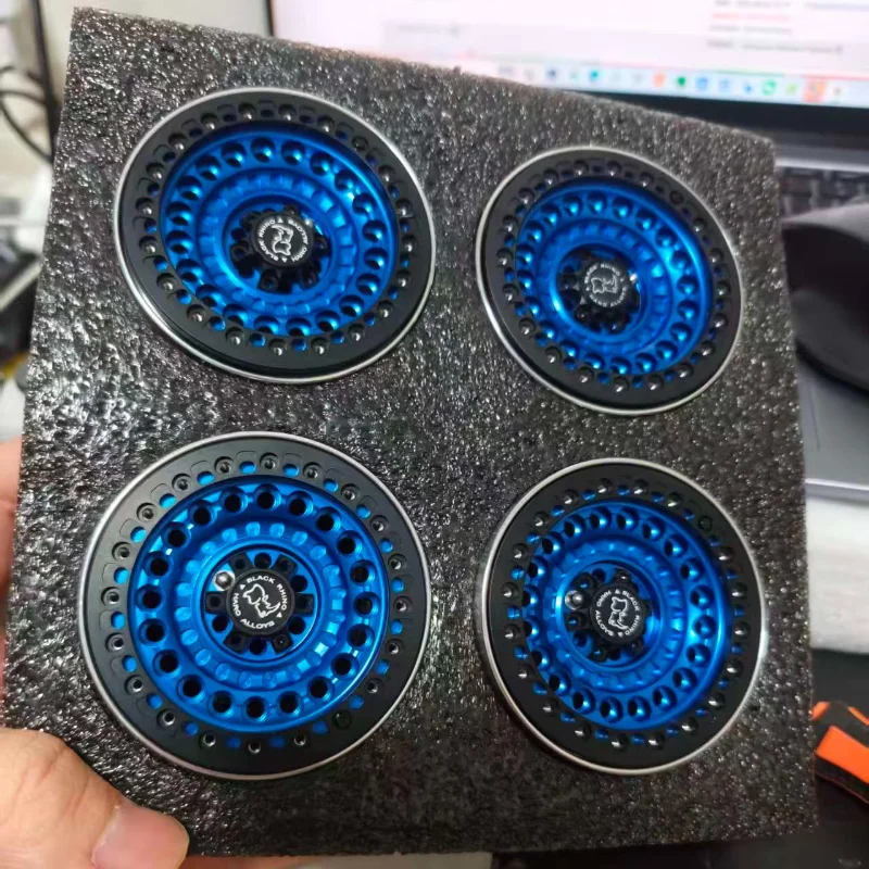 4PCS 2.2 Inch Rhino Metal Locking Wheel Hub for 1/10 RC Crawler Car Traxxas TRX4 SCX10 RC4WD D90 D110 TRX6 G63 Tank 300 Wrangler