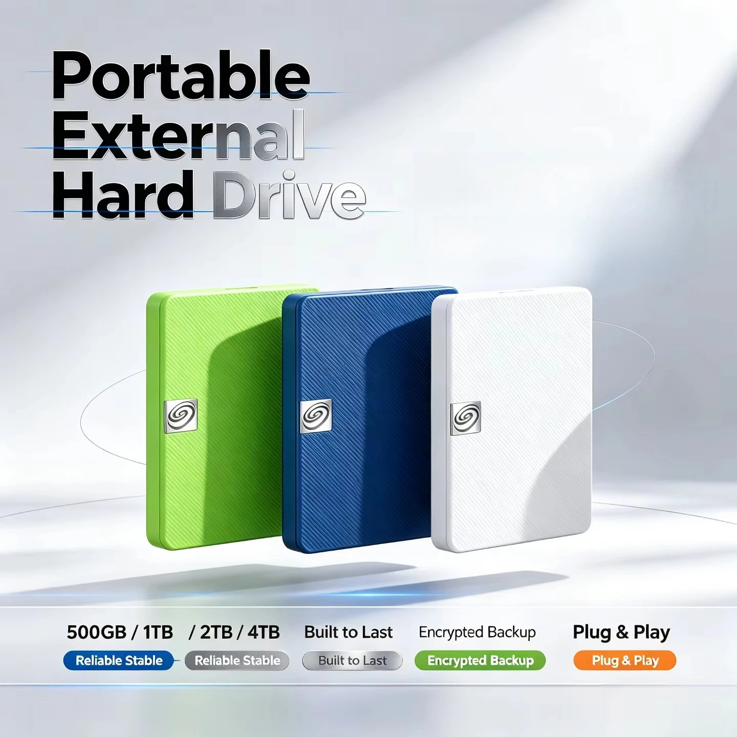 1tb、2tb、4tbの容量で、オフィスデータの安全なバックアップやゲームに最適な、高性能ポータブル外付けssd。ps5、デスクトップpc、ノートpc、macに対応。