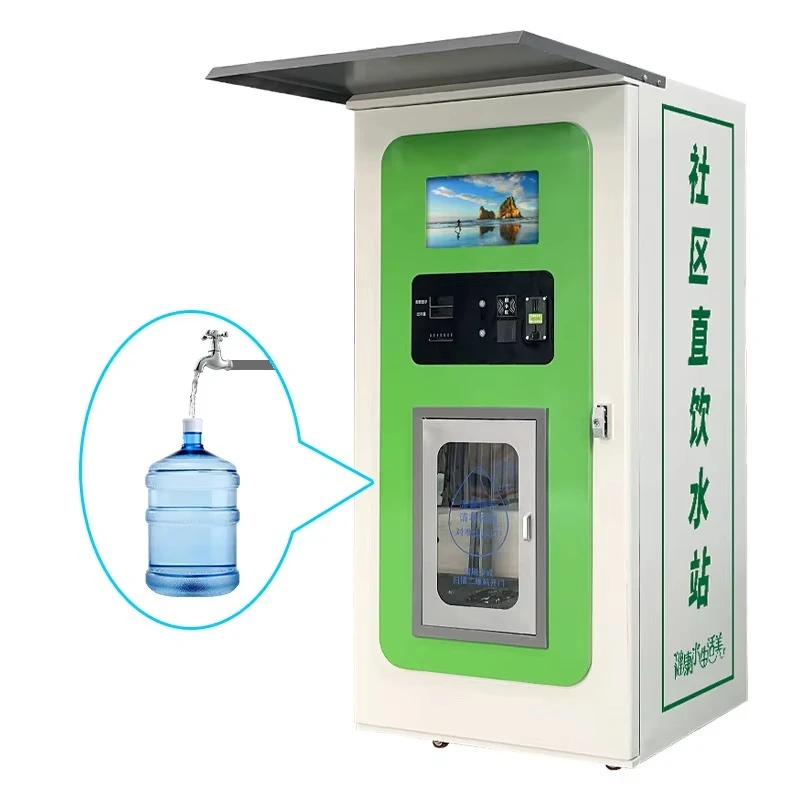 

Custom Outdoor Self Serve Self-service Maker and Pure Purified Water Vending Machine with Auto for Drinking Water
