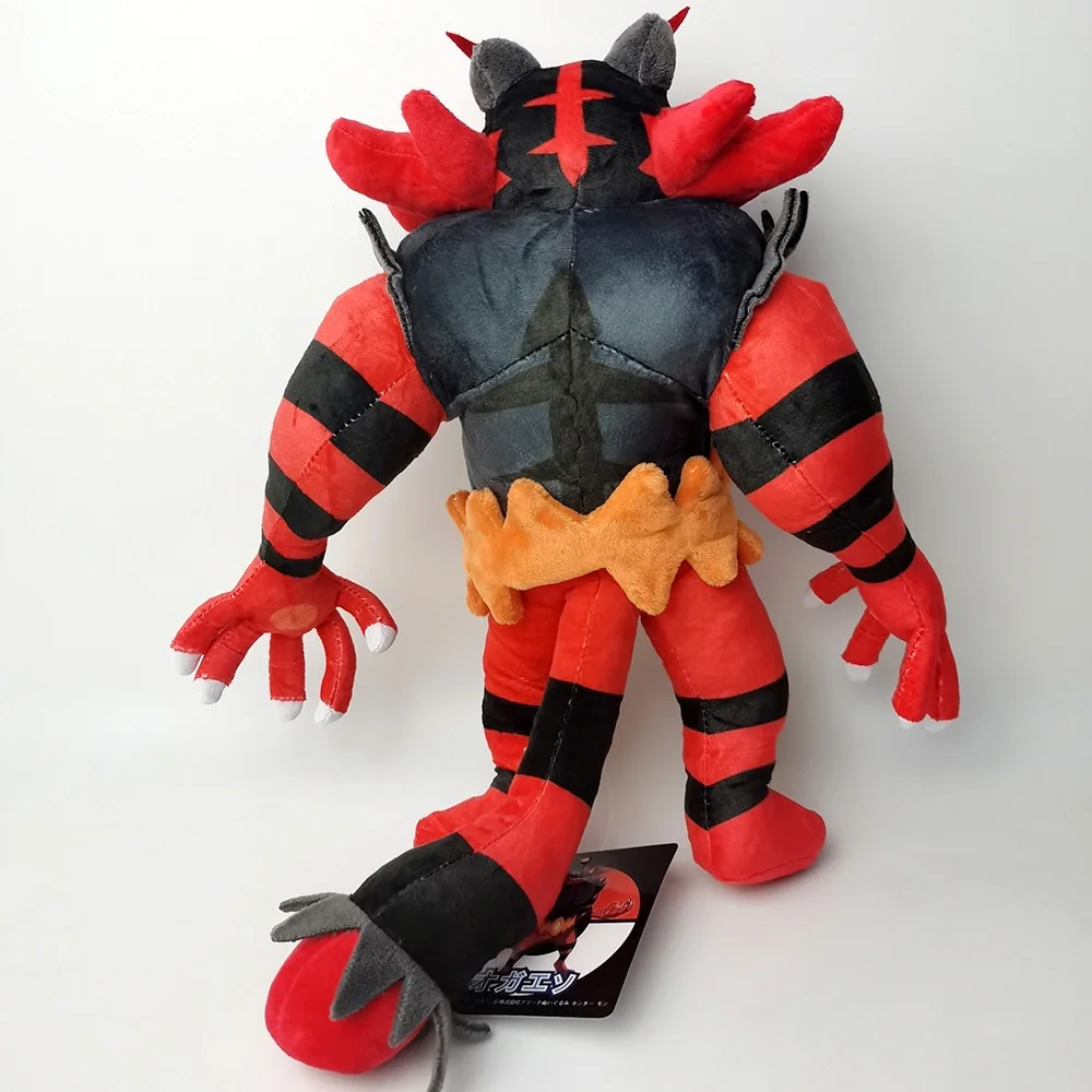 Pokemon lendas incineroar 13 "brinquedo de pelúcia, escarlate violeta interruptor jogo fogo tigre teddy espada escudo pelúcia animal dos desenhos animados boneca