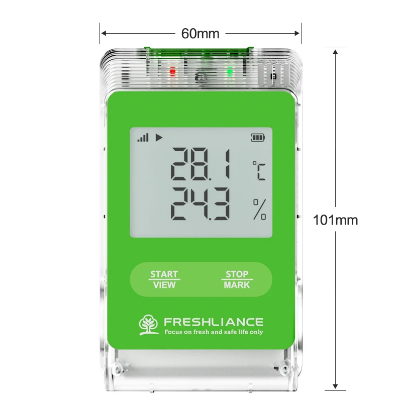 

Remote real-time temperature and humidity recorder SMS alarm cold chain transport incubator 4G temperature and humidity meter